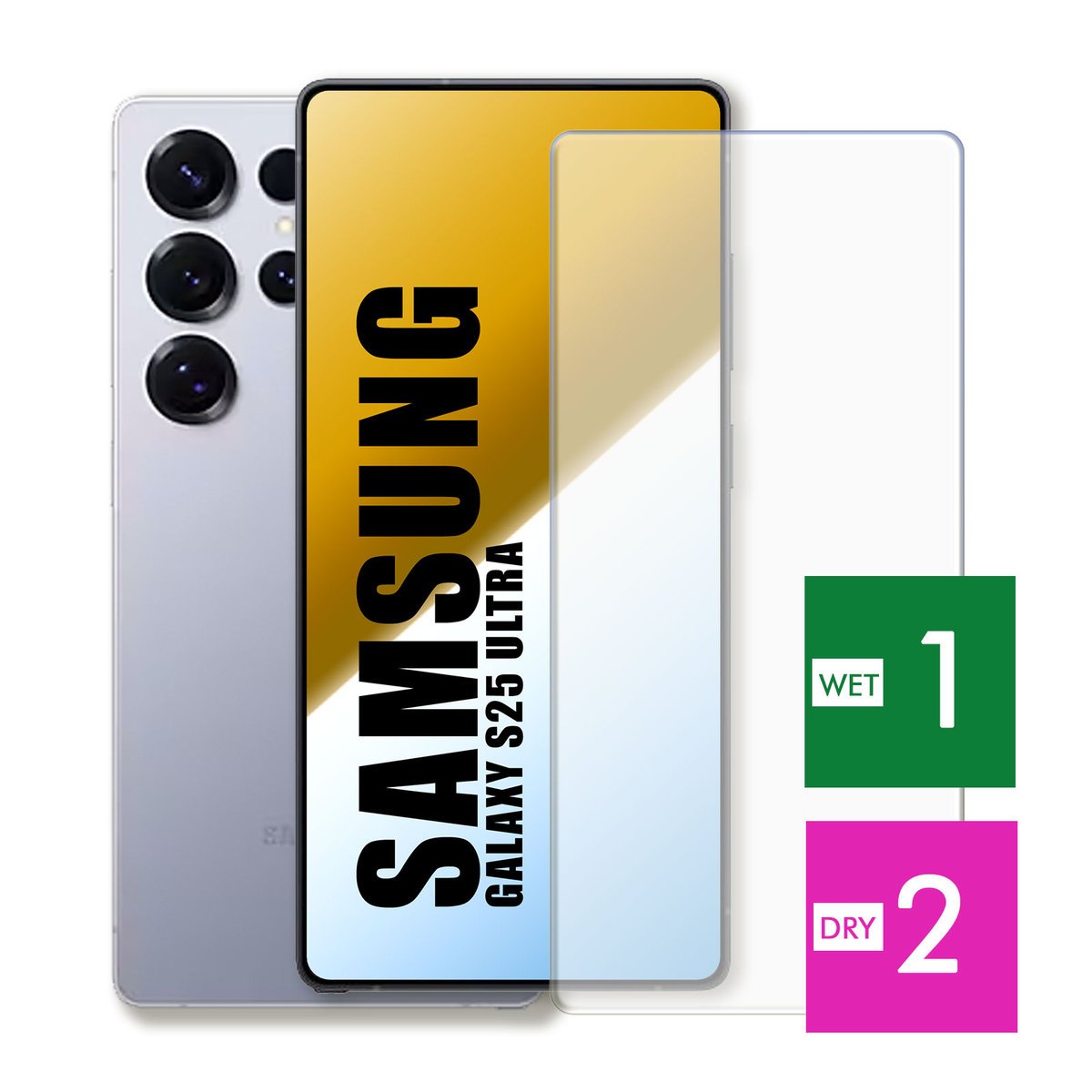 WZMOCNIONE SZKŁO DO SAMSUNG GALAXY S25 ULTRA SZYBKA HARTOWANE 9H JAKOŚĆ