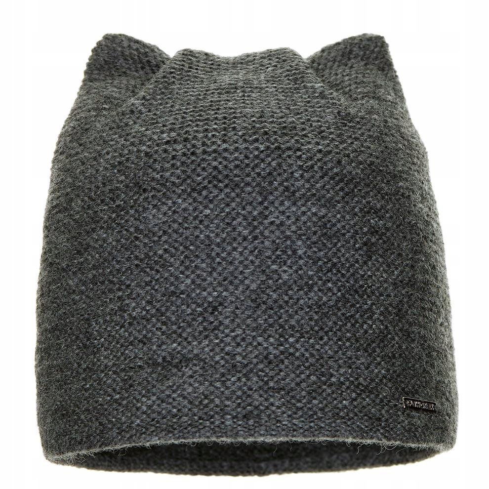 Czapka zimowa damska KITTY Grafit