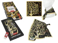 Apaszki i szaliki damskie - Apaszka - G. Klimt, Drzewo życia (CARMANI) - miniaturka - grafika 1
