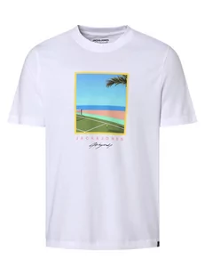 Jack & Jones - T-shirt męski  JORTulum, biały - Koszulki męskie - miniaturka - grafika 1