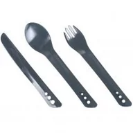 Kuchnia turystyczne i akcesoria - Lifeventure Sztućce Ellipse Cutlery Set Graphite LM75013 - miniaturka - grafika 1