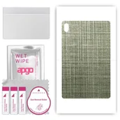 Akcesoria do tabletów i e-booków - folia naklejka skórka strukturalna na TYŁ do Acer Iconia Tab P10 - Tkanina Lniana - apgo SKINS - miniaturka - grafika 1