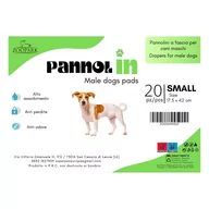 Specjalistyczne artykuły dla zwierząt - PannolIN Pieluchy dla psów rozm. S 17,5x42cm 10szt/opak. - miniaturka - grafika 1