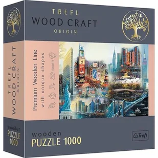 Trefl Puzzle drewniane 1000 Nowy Jork kolaż - Puzzle - miniaturka - grafika 1