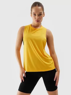 4F Top sportowy w kolorze żółtym - Koszulki sportowe damskie - miniaturka - grafika 1
