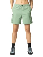 Spodnie sportowe damskie - Odlo Szorty funkcyjne "Ascent 365" w kolorze zielonym - miniaturka - grafika 1