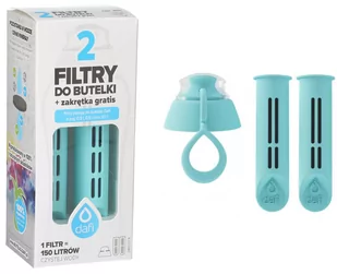 Filtr Do Butelki Dafi Miętowy 2 Szt + Nakrętka - Wkłady filtrujące - miniaturka - grafika 1