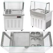 Maszyny do lodów - Maszyna do lodów tajskich Sonoro 15 L/h nierdzewna z szybą - miniaturka - grafika 1