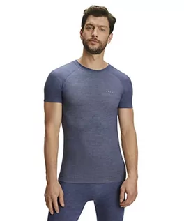 Koszulki męskie - Falke Męski T-shirt Wool-tech Light T-shirt męski niebieski kapitain XL 33230 - grafika 1