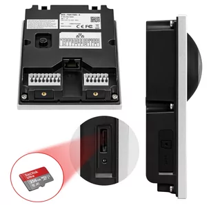 Wideodomofon dwusystemowy IP 2-wire BCS-PAN1702S-S / BCS-MON7600B-2 BCS z aplikacją na telefon + Switch + Zasilacz DIN - Wideodomofony - miniaturka - grafika 3