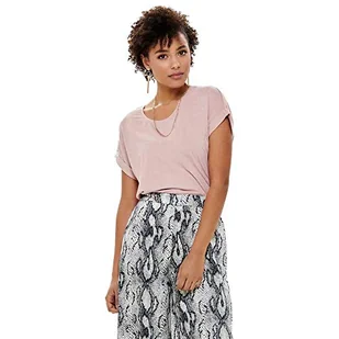 Only Onlmoster S/S O-Neck Top Noos Jrs 15106662 Koszulka, Różowy (Pale Mauve), XL - Koszulki i topy damskie - miniaturka - grafika 1