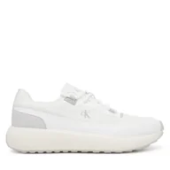 Sneakersy damskie - Sneakersy Calvin Klein Jeans Athleisure Runner Laceup Nt YW0YW01823 Biały - miniaturka - grafika 1