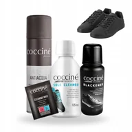 Środki do obuwia i ubrań - Zestaw 4w1 do Impregnacji i Odświeżania Koloru Czarnych Butów Coccine - miniaturka - grafika 1