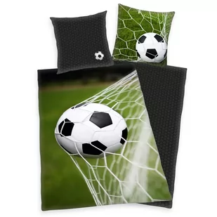 Herding Pościel bawełniana Piłka nożna, 140 x 200 cm, 70 x 90 cm - Pościel - miniaturka - grafika 1