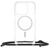 Etui i futerały do telefonów - Etui OTTERBOX React Necklace MagSafe do Apple iPhone 15 Pro Przezroczysty - miniaturka - grafika 1