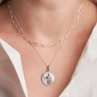 Łańcuszki - Naszyjnik Srebrny Hera Łańcuszek 42 Cm - miniaturka - grafika 1