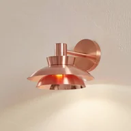 Lampy ogrodowe - Lucande kinkiet zewnętrzny Thais, miedź, stal nierdzewna, Ø 25 cm - miniaturka - grafika 1