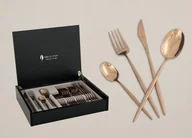 Zestawy sztućców - Belo Inox Sztućce 6/24 Spirit Titanium Bronze 258109 - miniaturka - grafika 1