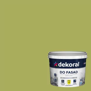 Dekoral Emulsja fasadowa Polinit oliwkowa 1 l - Farby zewnętrzne - miniaturka - grafika 1