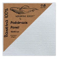 Podobrazia, bloki, papiery - PŁÓTNO MALARSKIE PODOBRAZIE 10x10 DO MALOWANIA MAŁE BIAŁE BAWEŁNIANE 350gm² - miniaturka - grafika 1
