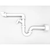 Syfony - Syfon umywalkowy 32 mm bez spustu butelkowy oszczędzający miejsce - miniaturka - grafika 1