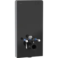 Stelaże i zestawy podtynkowe do WC - Mexen Tex Air G stelaż natynkowy pneumatyczny do WC, czarne szkło - 61150A-70 - miniaturka - grafika 1