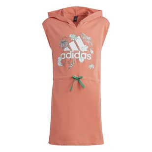 Dziecięca Sukienka ADIDAS G SUM DRESS HR5836 – Pomarańczowy - Sukienki i spódniczki dla dziewczynek - miniaturka - grafika 1