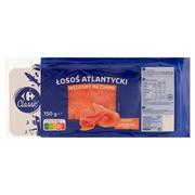 Carrefour Classic Łosoś atlantycki wędzony na zimno plastry 150 g