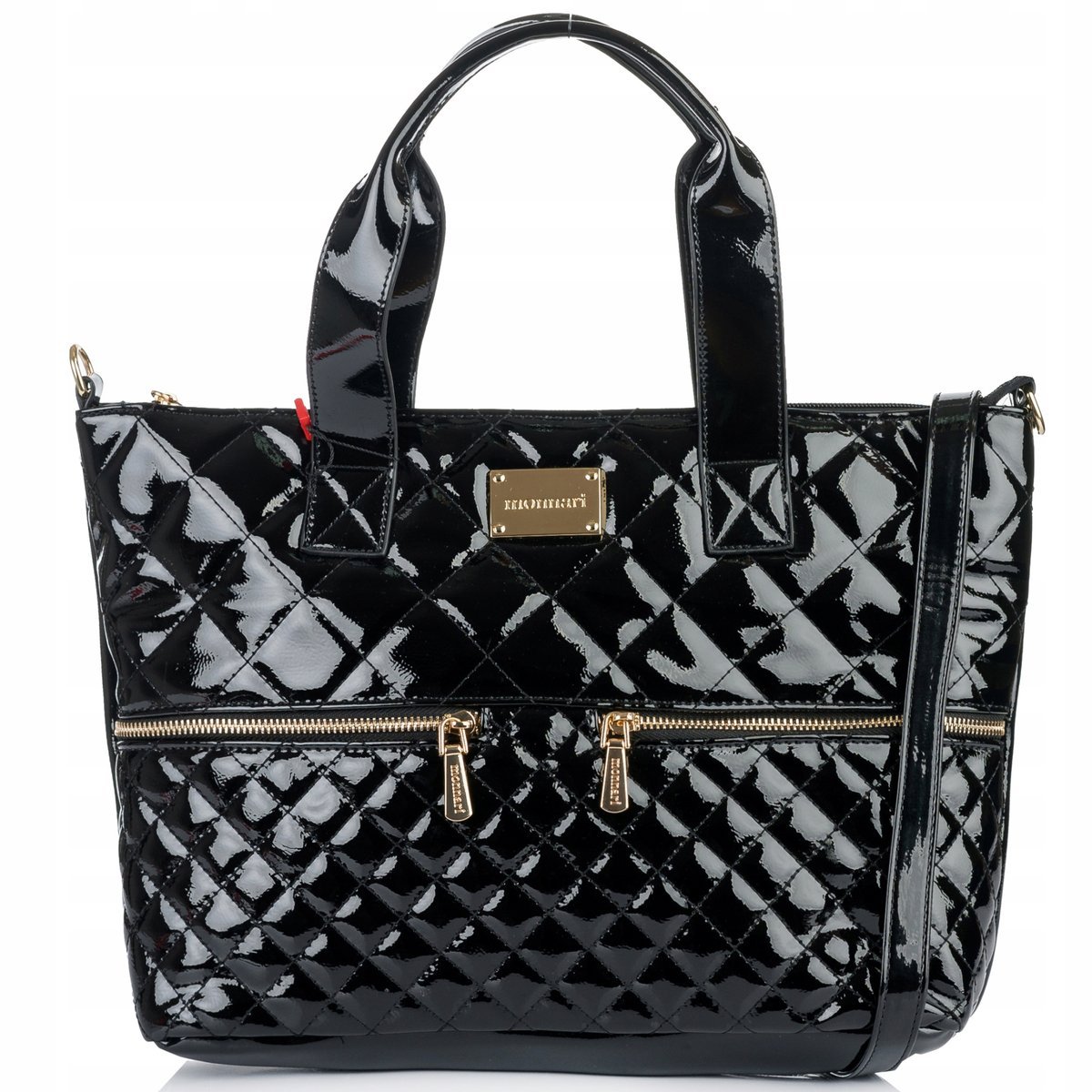 TOREBKA Damska MONNARI Duża Torba SHOPPER BAG Pojemna PIKOWANA LOGO