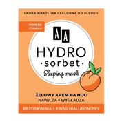 Maseczki do twarzy - Oceanic Hydro Sorbet Korean Formula Sleeping Mask żelowy krem na noc 50ml - miniaturka - grafika 1