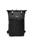 Plecaki - Doughnut Plecak Christoper Nylon D195AB-0003-F Czarny - miniaturka - grafika 1