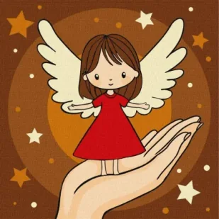 Ideyka Malowanie po numerach - Dłoń Dziewicy 25c25cm - Malowanie po numerach - miniaturka - grafika 1