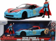 Kolekcjonerskie modele pojazdów - Chevy Corvette Doctor Strange Avengers Jada 1:24 - miniaturka - grafika 1