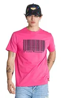 Koszulki męskie - Gianni Kavanagh Pink Signs Puff T-shirt męski, Różowy, M - miniaturka - grafika 1