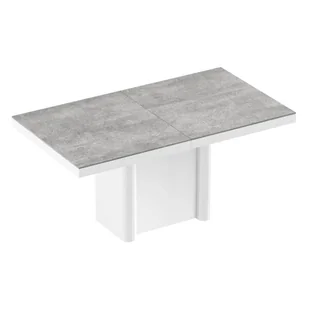Stół rozkładany FORUM Grey Stone MAT + Biały HG - Stoły - miniaturka - grafika 1