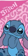 Okrycia kąpielowe dla dzieci - Ręcznik kąpielowy plażowy szybkoschnący Lilo I Stitch różowy 70x140 - miniaturka - grafika 1