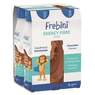 Frebini Energy Fibre Drink czekolada (nowe opakowanie), 4x200ml - !!! WYSYŁKA ZA 0 ZŁ PRZY ZAKUPACH POWYŻEJ 49 ZŁ !!! - Żywienie medyczne - miniaturka - grafika 1