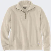 Bluzy męskie - Bluza Carhartt Tencel Fiber HalfZip Oat Milk - miniaturka - grafika 1