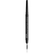 Akcesoria i kosmetyki do stylizacji brwi - NYX PROFESSIONAL MAKEUP NYX profesjonalny kredka do makijażu Precision Brow Pencil Black, 21 g - miniaturka - grafika 1