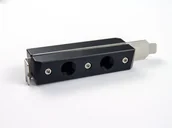 Chłodzenie wodne - Watercool Watercool PCI-Slot-Durchführung mit 2x 2 G1/4 IG WAZU-865 - miniaturka - grafika 1