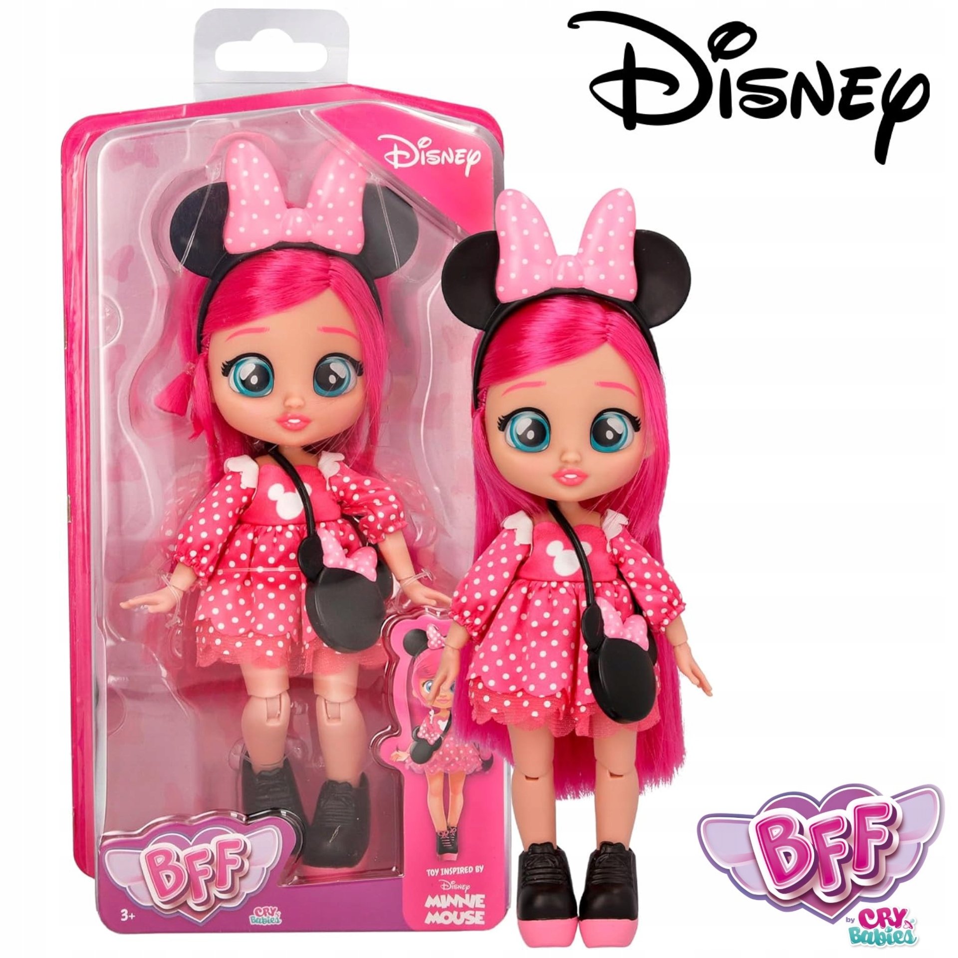 Lalka Cry Babies Disney Bff Minnie Zabawka Dla Dziewczynki Laleczka Modowa