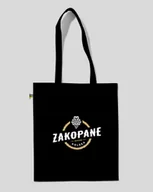 Torby i wózki na zakupy - TORBA BAWEŁNIANA NA ZAKUPY ZAKOPANE Czarny - miniaturka - grafika 1