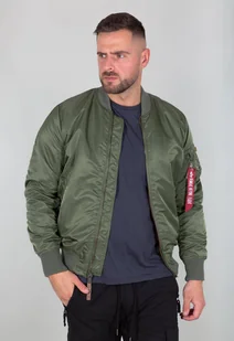 Alpha Industries MA-1 VF 59 Long JACKET SAGE GREEN - Kurtki męskie - miniaturka - grafika 1