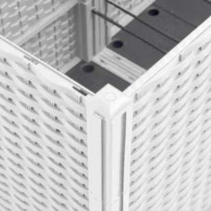 Donica ogrodowa, biała, 160x40x53 cm, PP Lumarko! - Donice - miniaturka - grafika 7