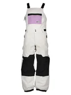 Spodnie narciarskie - Quicksilver Spodnie narciarskie "Fly High Bib" w kolorze kremowo-czarno-fioletowym - miniaturka - grafika 1
