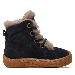 Trzewiki Froddo Minni Suede Laces G2110140-4 M Niebieski - Buty dla dziewczynek - miniaturka - grafika 1