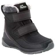 Buty dla chłopców - Buty dziecięce Jack Wolfskin Polar Wolf Texapore Mid Vc K Rozmiar butów (UE): 36 / Kolor: czarny/różówy - miniaturka - grafika 1