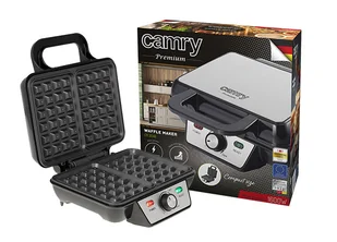 GOFROWNICA XXL 2 GOFRY KOMPAKTOWA Z REGULACJĄ DUŻA CAMRY CR 3046 1600W - Akcesoria i części AGD - miniaturka - grafika 1