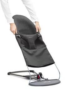 BABYBJORN poszycie do leżaczka Balance Bliss Ciemny szary 3D Jersey - Leżaczki i huśtawki - miniaturka - grafika 1