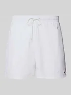 Kąpielówki męskie - Spodenki kąpielowe o kroju regular fit z wyhaftowanym logo - miniaturka - grafika 1